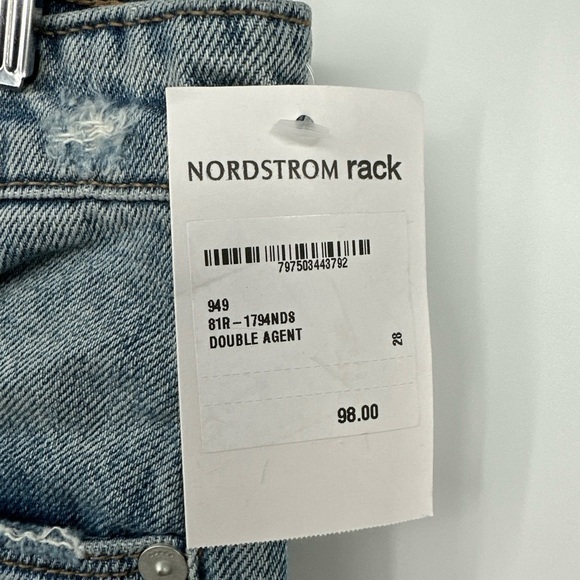 Blank NYC Madison Crop High-Rise Jeans in Double Agent Blue sz 28 - Picture 3 of 7